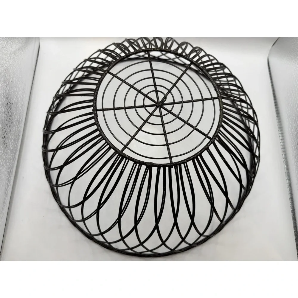 Brown Countertop Fruit Bowl, Wire Basket for Fruits, Breads, Vegetables,Snacks